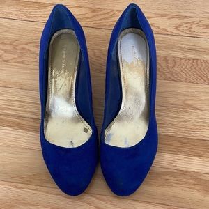 H&M cute cobalt blue heels- size 40